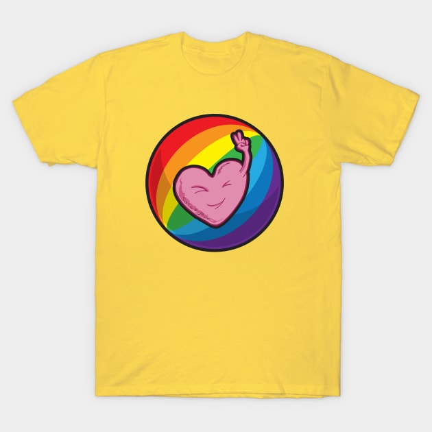 Peace & Love T-Shirt by W00D_MAN